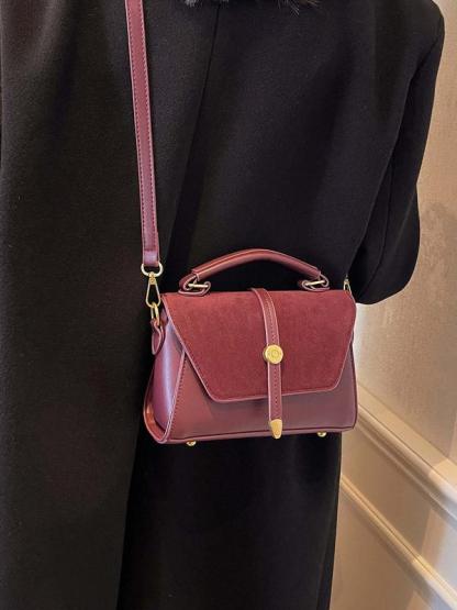 💥💥Malá kabelka do práce zo semišového zamatu👜