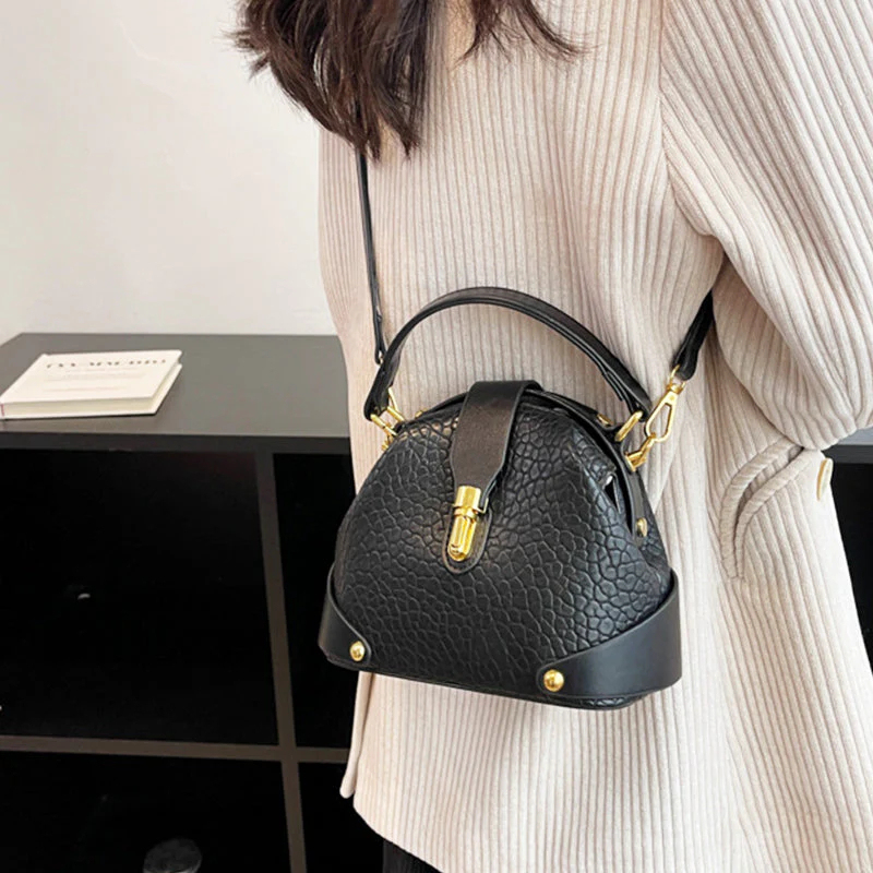 Módna farebne blokovaná kabelka cez telo