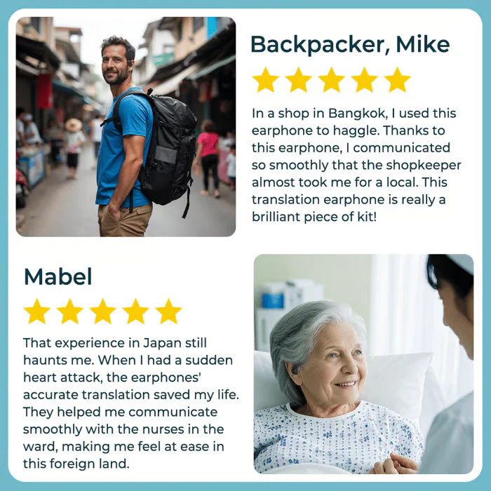 Bezdrôtové slúchadlá OWS Bluetooth 5.4 s AI prekladom (vhodné pre iOS a Android)