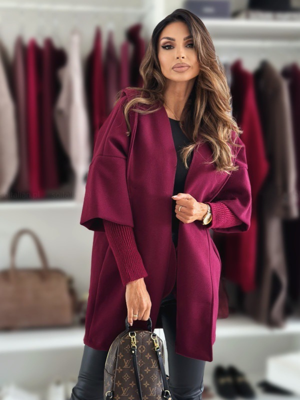 Elegancka damska kurtka z kapturem