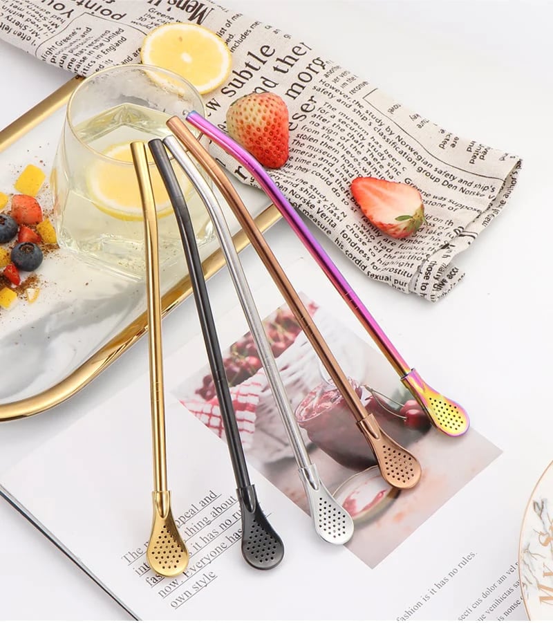 🔥Novinka 2025 | Slamková lyžička 2 v 1