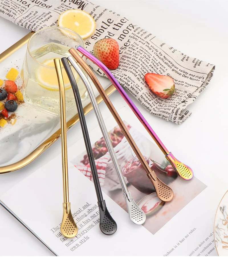 🔥Novinka 2025 | Slamková lyžička 2 v 1