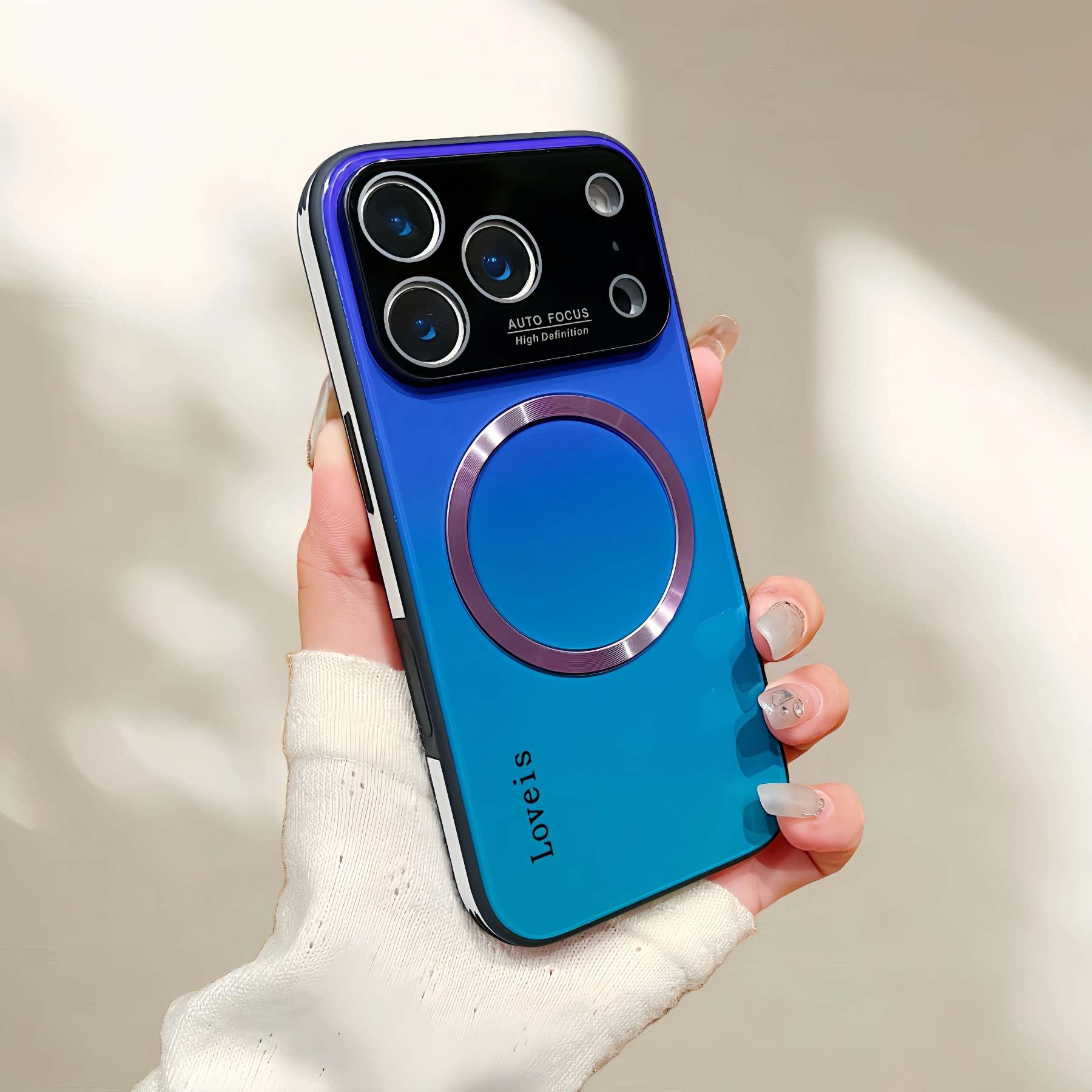 Puzdro na iPhone 17 Pro Max Gradient Glass - lesklé