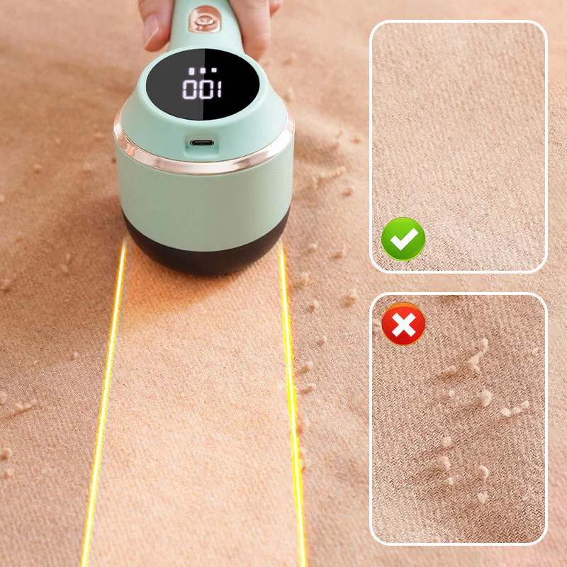 Digitálny odstraňovač žmolkov z textílií s 3 rýchlosťami