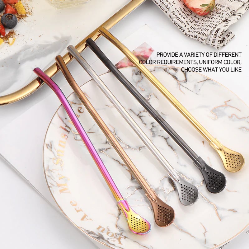 🔥Novinka 2025 | Slamková lyžička 2 v 1