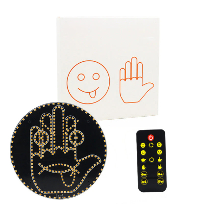 LED svetlo pre výraz a gestá na zadné okno auta 😎