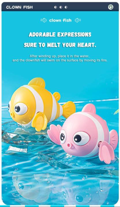 🐳Naťahovacia hračka na kúpanie v tvare klauna pre bábätká 🐟🐟🐟