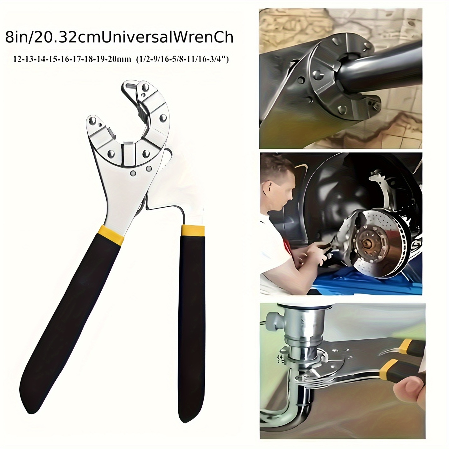 Nastaviteľný kľúč s funkciou otvárania magickej ruky pre uchopenie