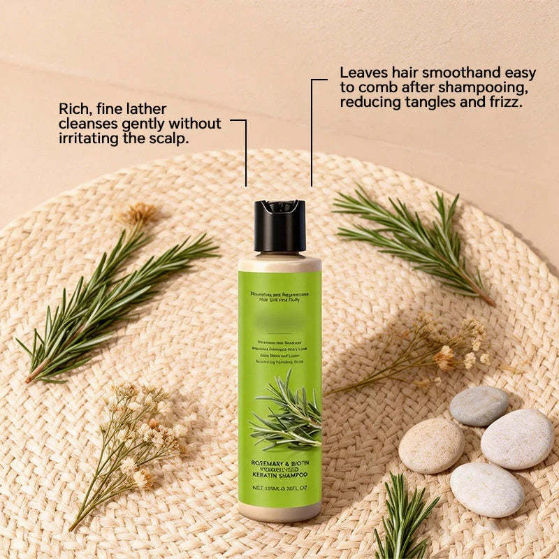 Výživný šampón pre suchú pokožku hlavy a poškodené vlasy