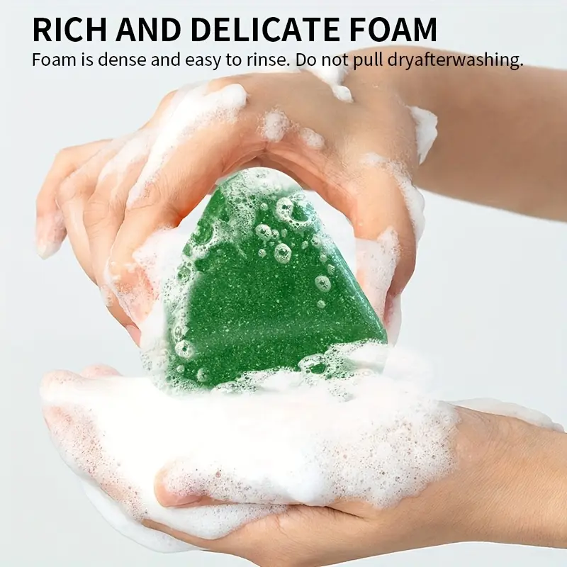 wash 7 days stay up all night without 3pcs 10 in 1 instant anti frizz and anti breakage grass and leaf shampoo bar for instant oil control volumizing hair targets split ends moisturizes dry split Product details 5