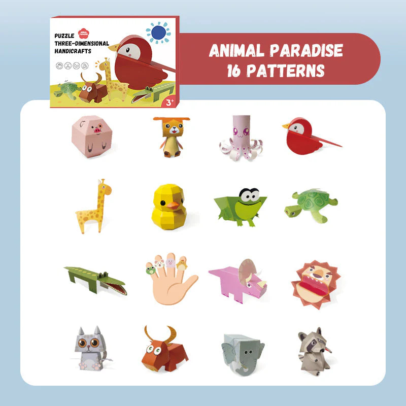 3D ručne vyrobená origami kniha