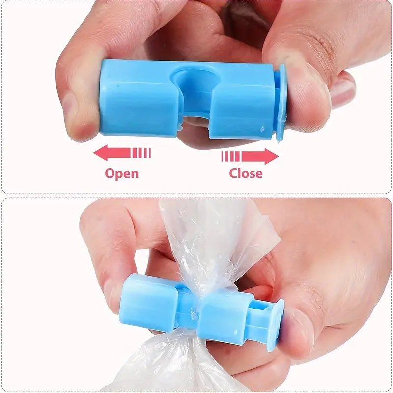 12-pack clipuri reutilizabile din plastic pentru pungi de   -   de etanșare pentru pungi de p&acirc;ine și gustări, fără contact cu  le, accesorii pentru depozitare și organizare &icirc;n bucătărie Detaliile articolului 1