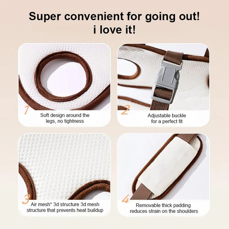 🐕Przenośny, oddychający plecak dla zwierząt🐾