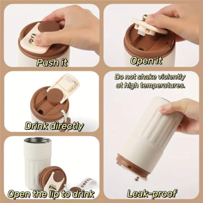 Displej teploty kávy zobrazuje každý stupeň na obrazovke, čím sa zachováva zlatistá aróma kávy.🌡️