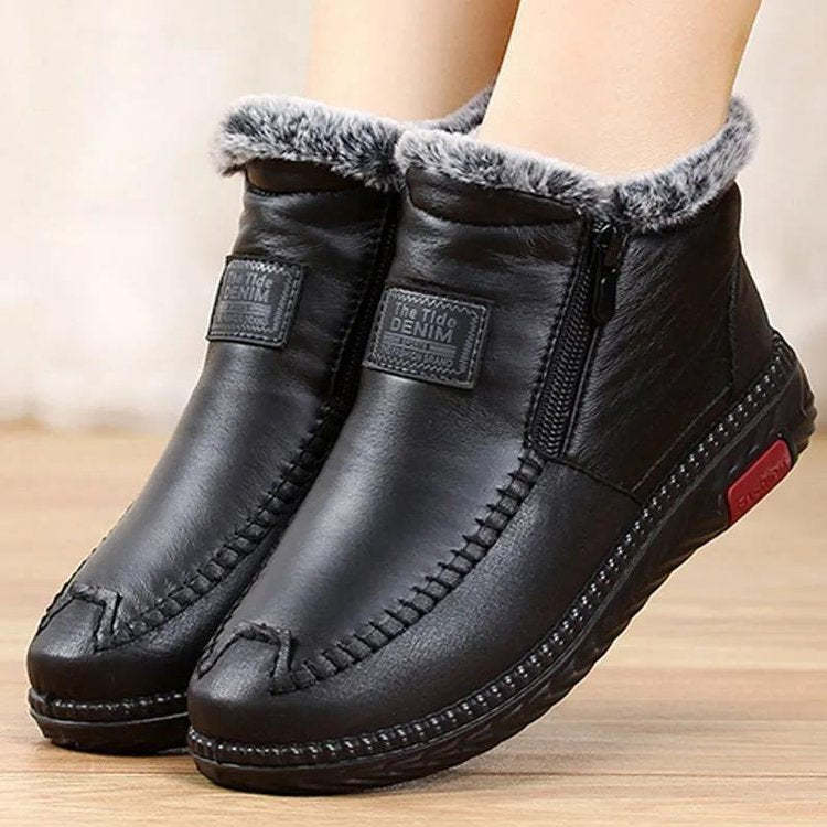 ❄️ 👢Dámske členkové topánky z pravej kože, protišmykové