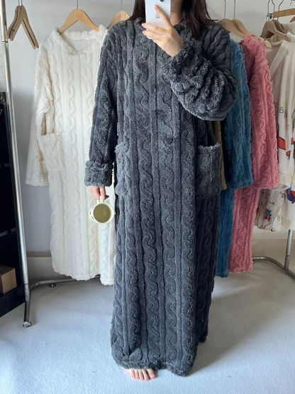 💟Hrejivý darček🎀Zimné koralovo-zamatové domáce oblečenie🔥