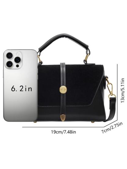 💥💥Malá kabelka do práce zo semišového zamatu👜