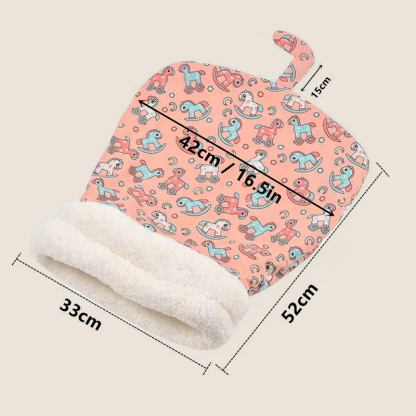 Pohodlný zimný spací vak pre vašu mačku