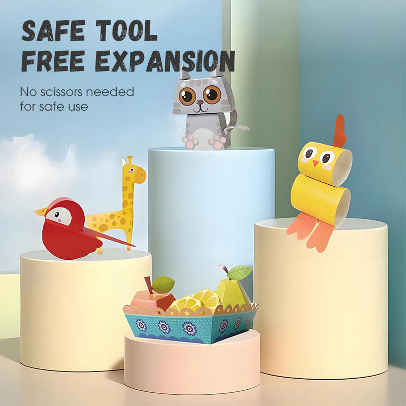 3D ručne vyrobená origami kniha