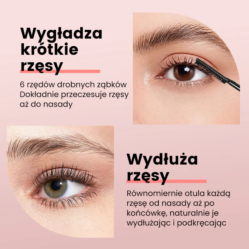 Predlžujúca a natočujúca maskara