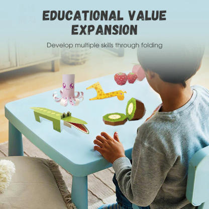 3D ručne vyrobená origami kniha