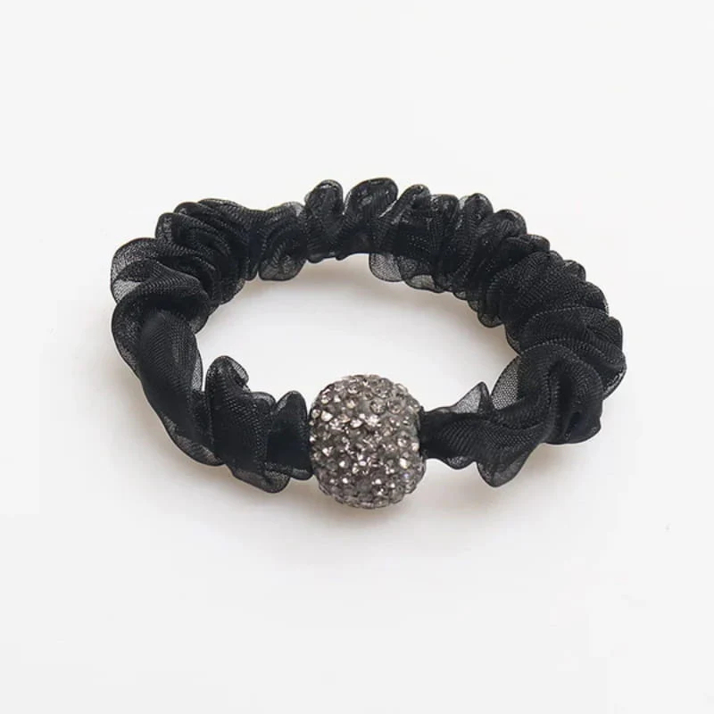 Elegantné sieťované vlasové pásky s kryštálmi🛒