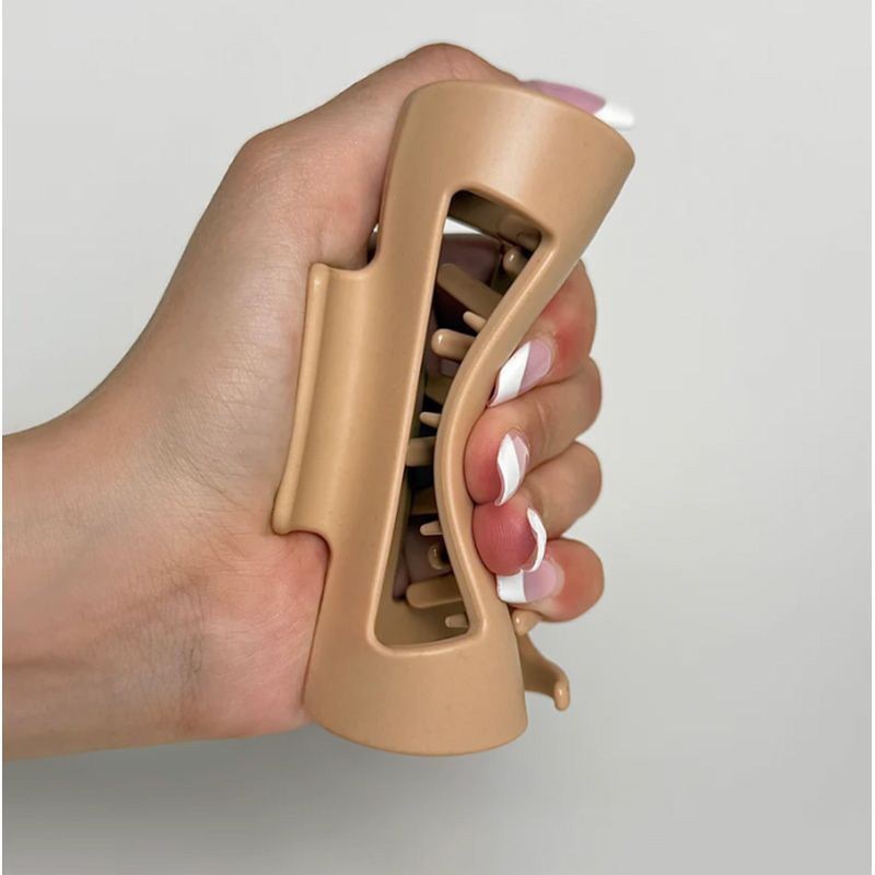 ☁️Mäkká silikónová sponka do vlasov☁️Sponka v tvare žraloka je mäkká a odolná voči nárazom, chráni zadnú časť hlavy. Sponka do vlasov je odolná voči vypadávaniu a je odolná. ⭐️