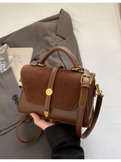 💥💥Malá kabelka do práce zo semišového zamatu👜