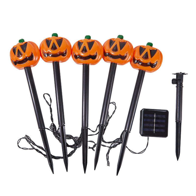 👻Balenie 6 solárnych halloweenskych zemných LED svetiel🎁