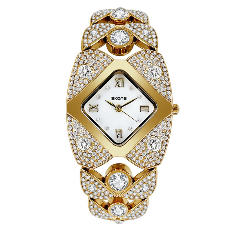 💎Dámské retro quartzové hodinky se třpytivými kamínky⌚⌚⌚