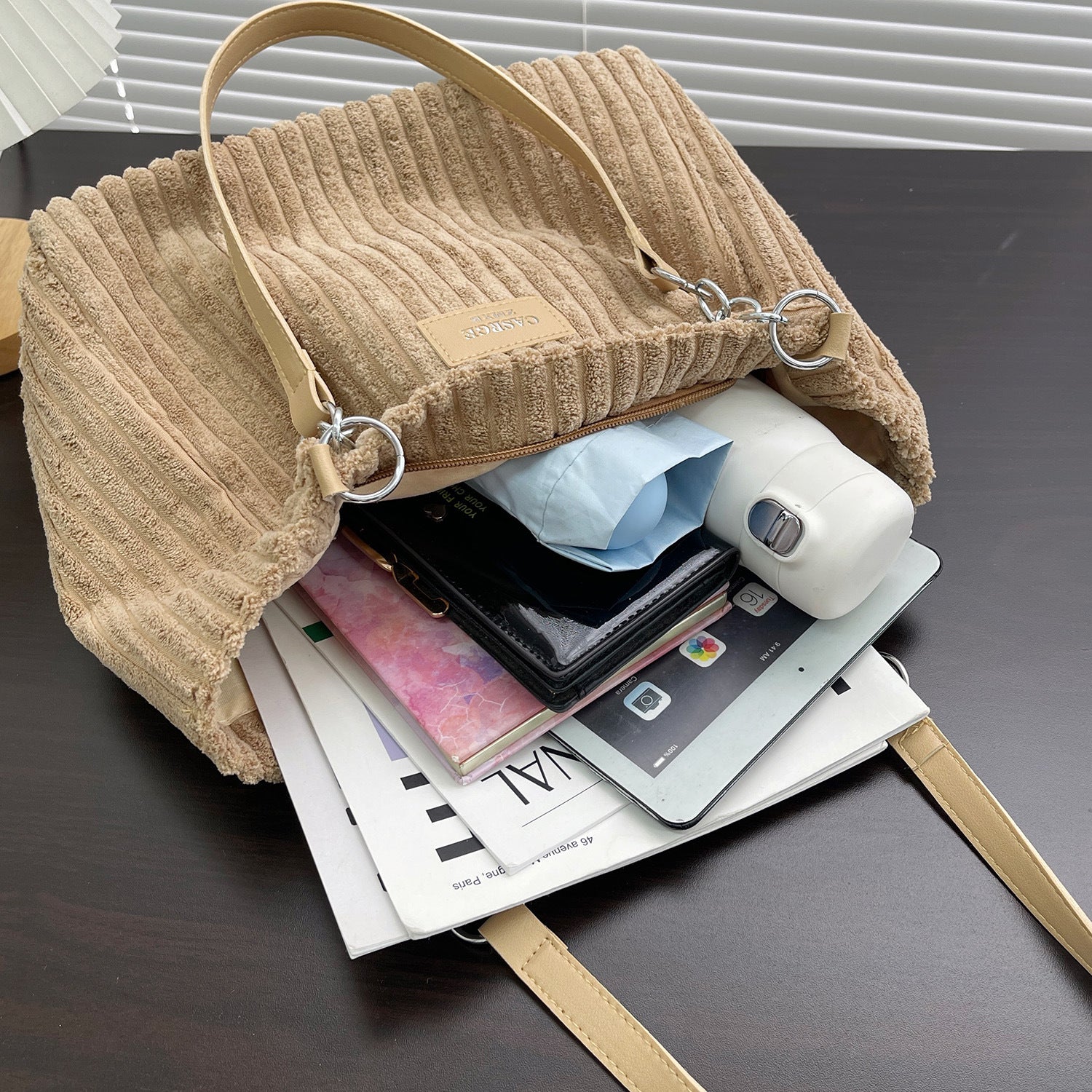 Julia™ | Cotton Corduroy Tote Bag