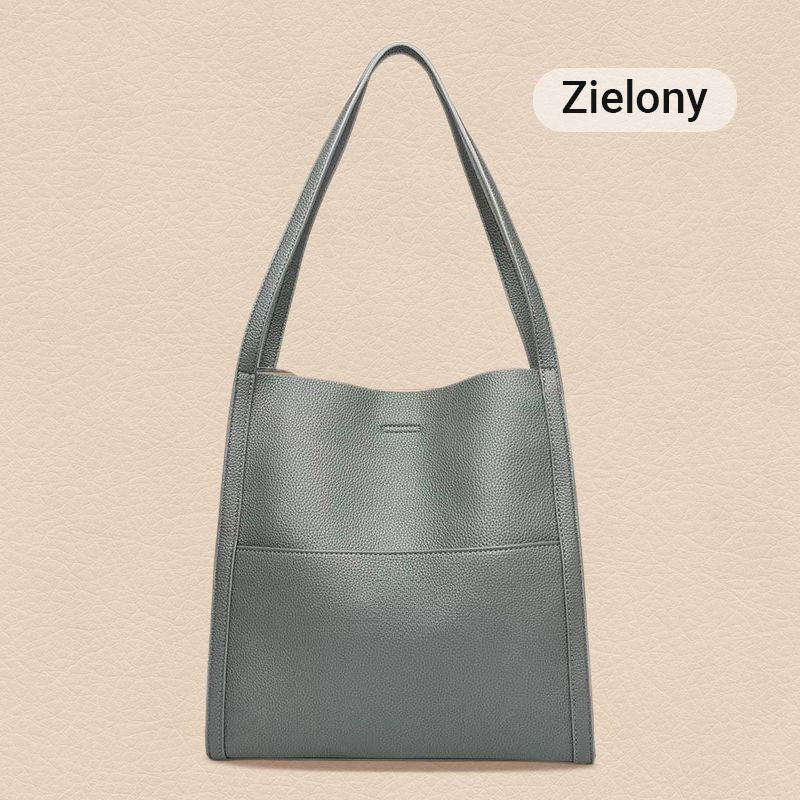 Jednoduchá monochromatická prémiová kabelka👜