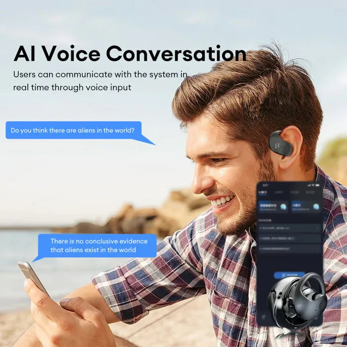 Bezdrôtové slúchadlá OWS Bluetooth 5.4 s AI prekladom (vhodné pre iOS a Android)