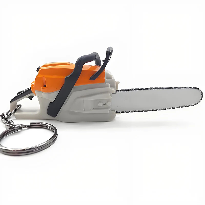 Stylowy model miniaturowej piły łańcuchowej