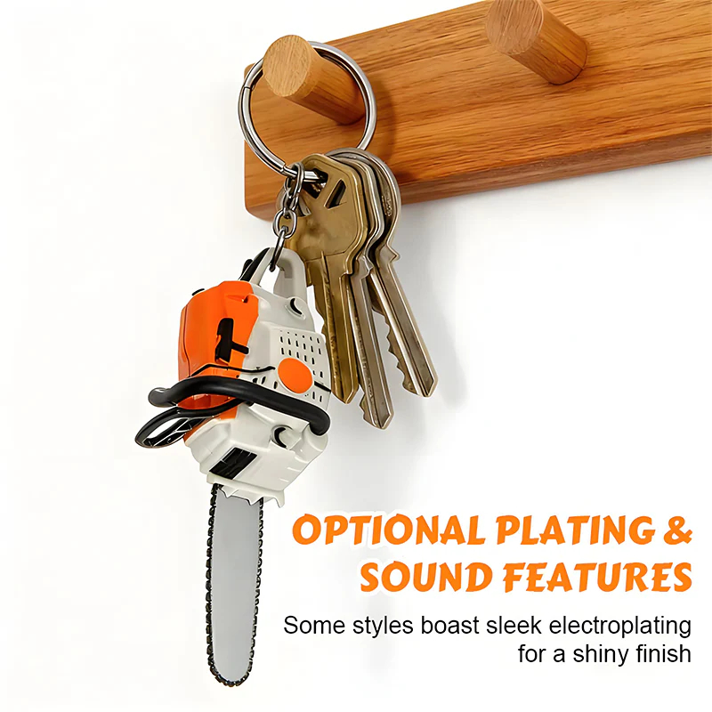 Stylowy model miniaturowej piły łańcuchowej