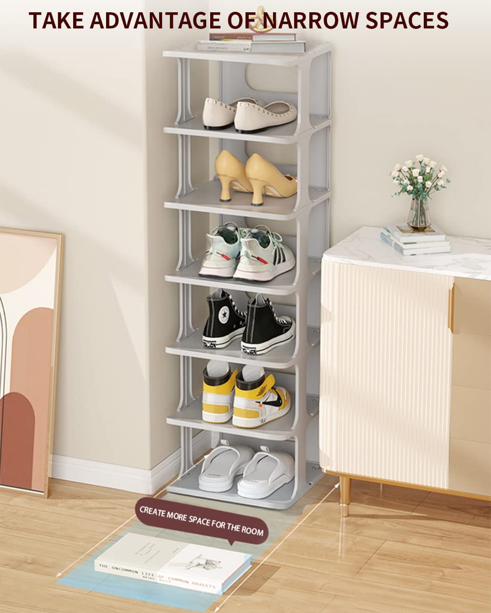 Viacvrstvový organizér na topánky