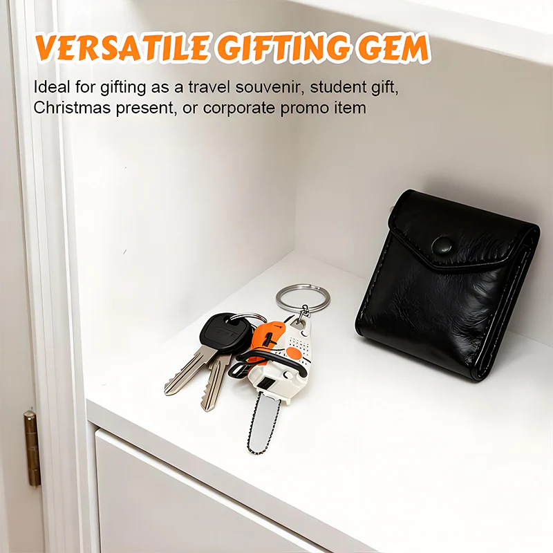 Stylowy model miniaturowej piły łańcuchowej