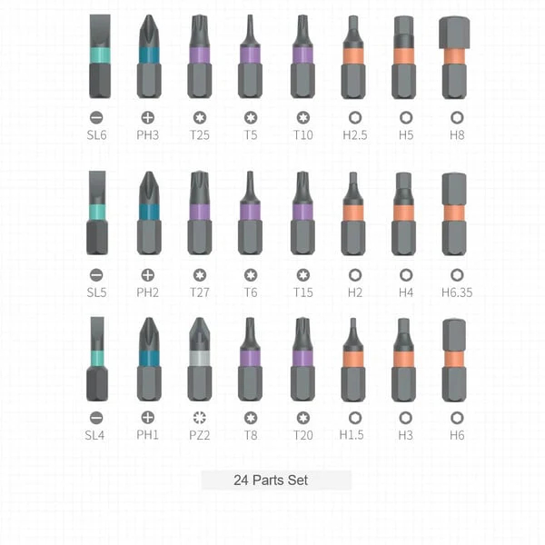 Sada skrutkovačov 24 v 1 🔧🛠️