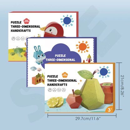 3D ručne vyrobená origami kniha