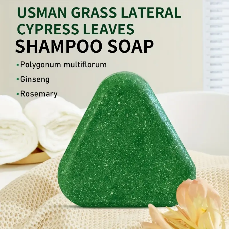wash 7 days stay up all night without 3pcs 10 in 1 instant anti frizz and anti breakage grass and leaf shampoo bar for instant oil control volumizing hair targets split ends moisturizes dry split Product details 3