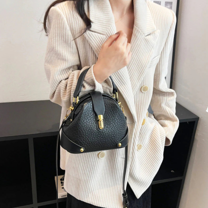 Módna farebne blokovaná kabelka cez telo