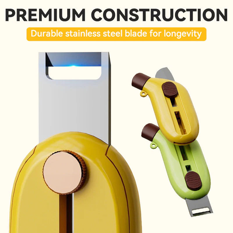 3 v 1 zasúvateľná mini škrabka na ovocie a nôž