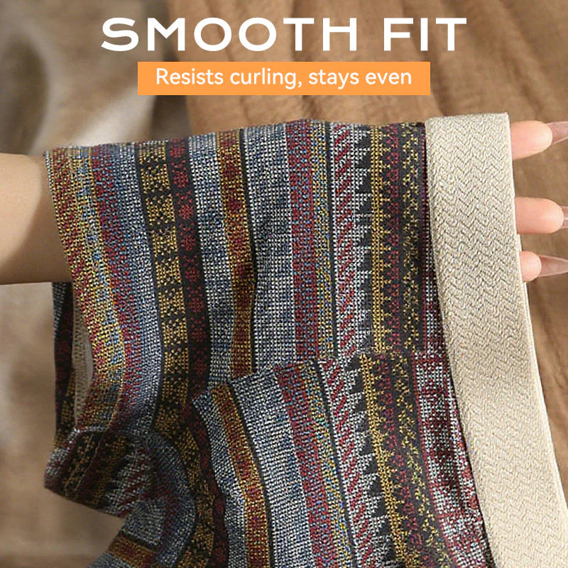 Pánske priedušné boxerky s geometrickým vzorom