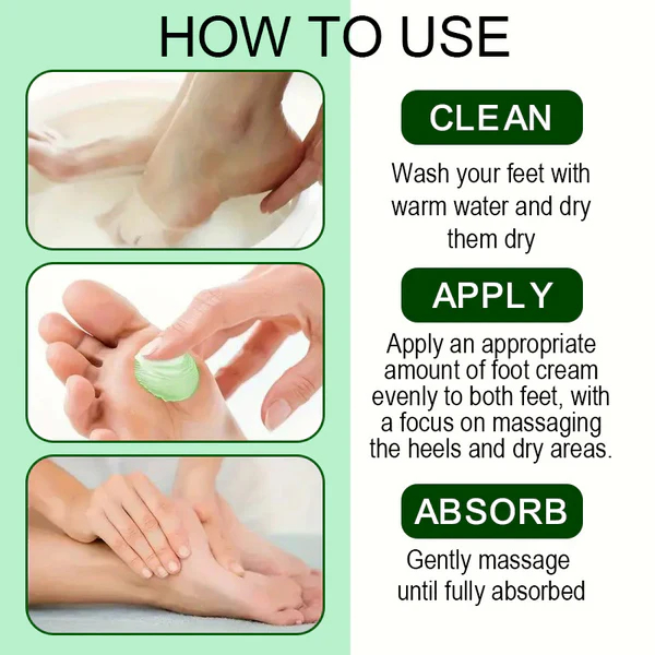 Upokojujúci krém na nohy s aloe vera a olejom z čajovníka