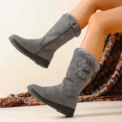 🔥 🔥 🔥Teplé dámske snehule strednej výšky s plyšovou podšívkou!