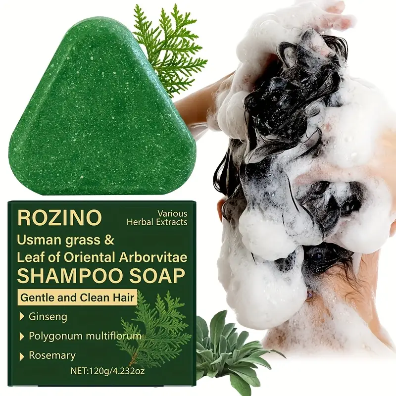 wash 7 days stay up all night without 3pcs 10 in 1 instant anti frizz and anti breakage grass and leaf shampoo bar for instant oil control volumizing hair targets split ends moisturizes dry split Product details 0