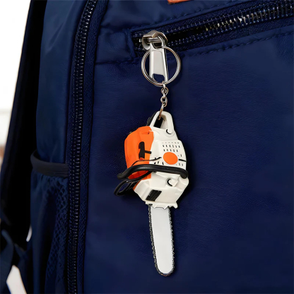 Stylowy model miniaturowej piły łańcuchowej