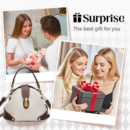 Módna farebne blokovaná kabelka cez telo