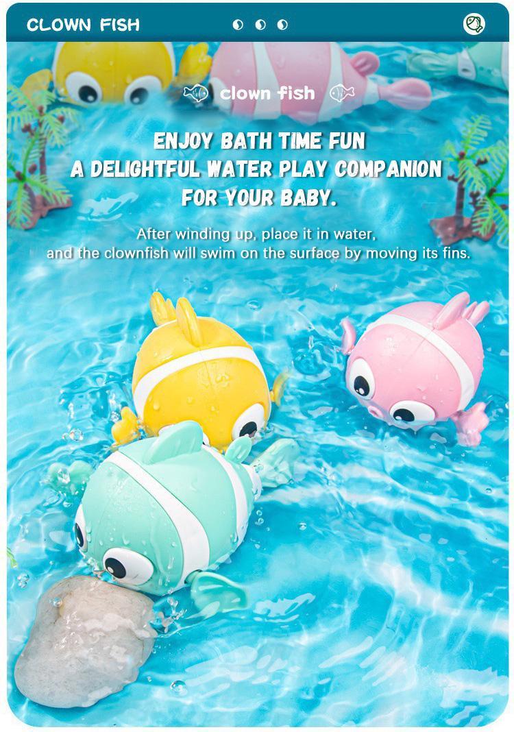 🐳Naťahovacia hračka na kúpanie v tvare klauna pre bábätká 🐟🐟🐟