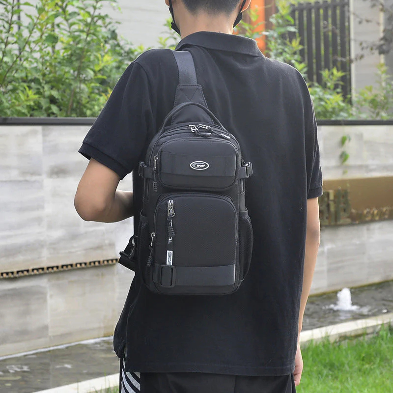 Nastaviteľná náprsná taška z oxfordskej látky💼